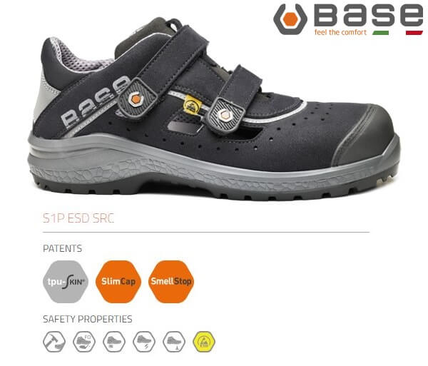 Sandalet tip çırtlı iş ayakkabısı B0871 Base