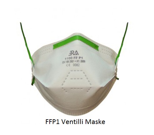 FFP1 Ventilli Toz Maske 1110 ERA